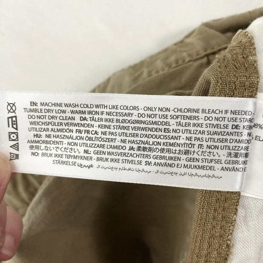 Ariat Rebar M7 Pants Slim Straight Leg Canvas Mens 38x32 Brown Workwear Utility - Picture 7 of 12